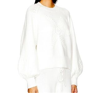 SNDYS Maja Knit Jumper in White